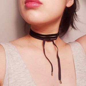 ✿3for$10✿ Black Velvet Tie Choker